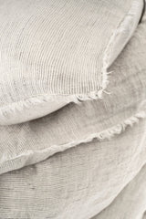 Lina Linen Duvet-Grey Stripe