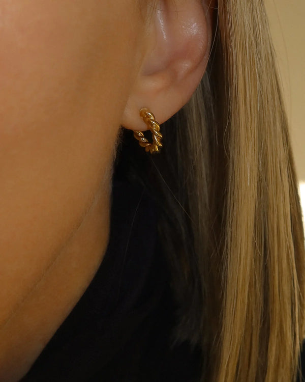 Mini Twist Hoops