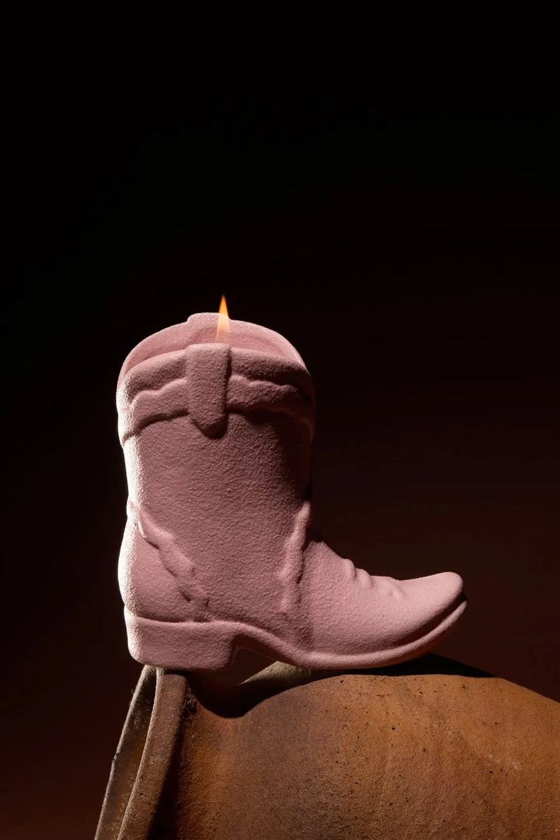 Ceramic Boot Candle
