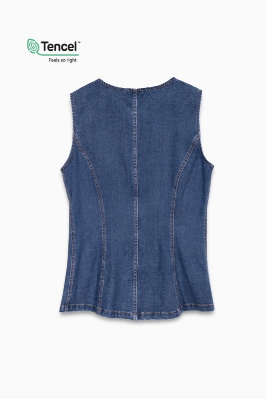 Leah Denim Vest