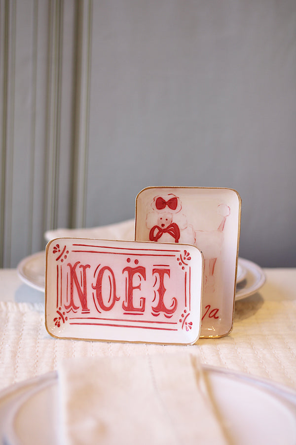 Holiday Enamel Tray