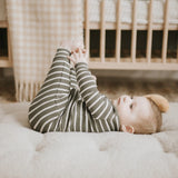 Green Stripe Ribbed Sleeper