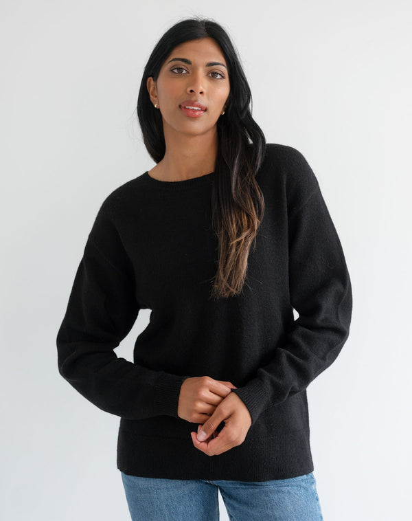Oversized Knitted Crew