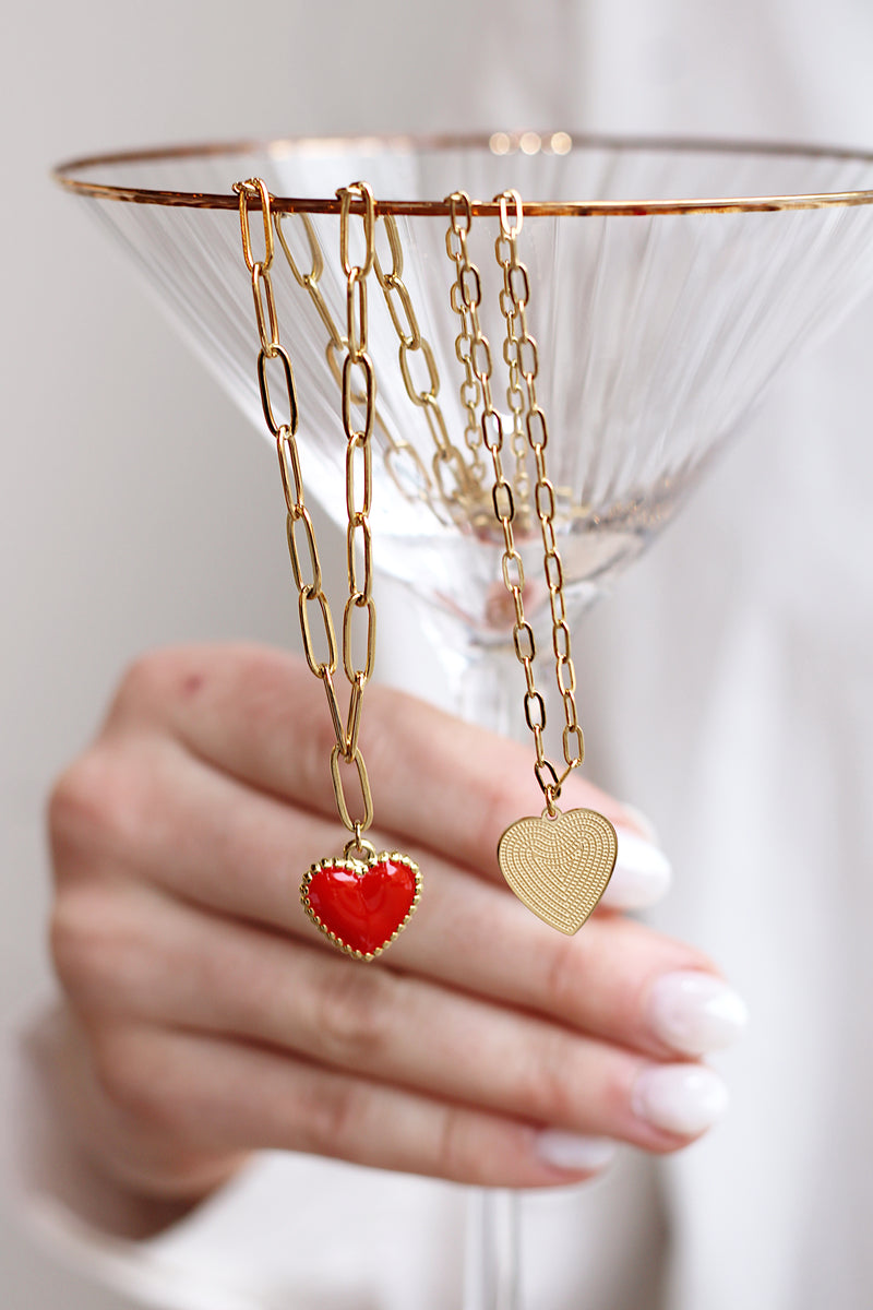 Rouge Heart Necklace