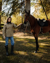 Barn Jacket W/Gold Buttons