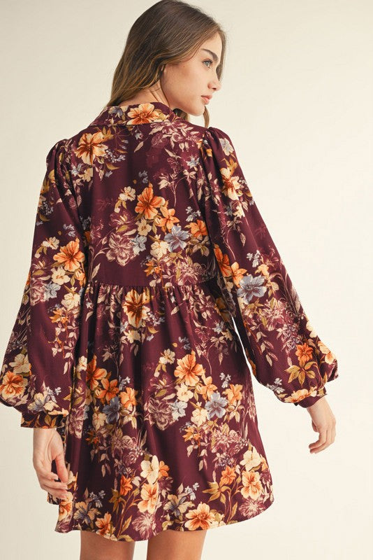 Betty Floral Babydoll Dress