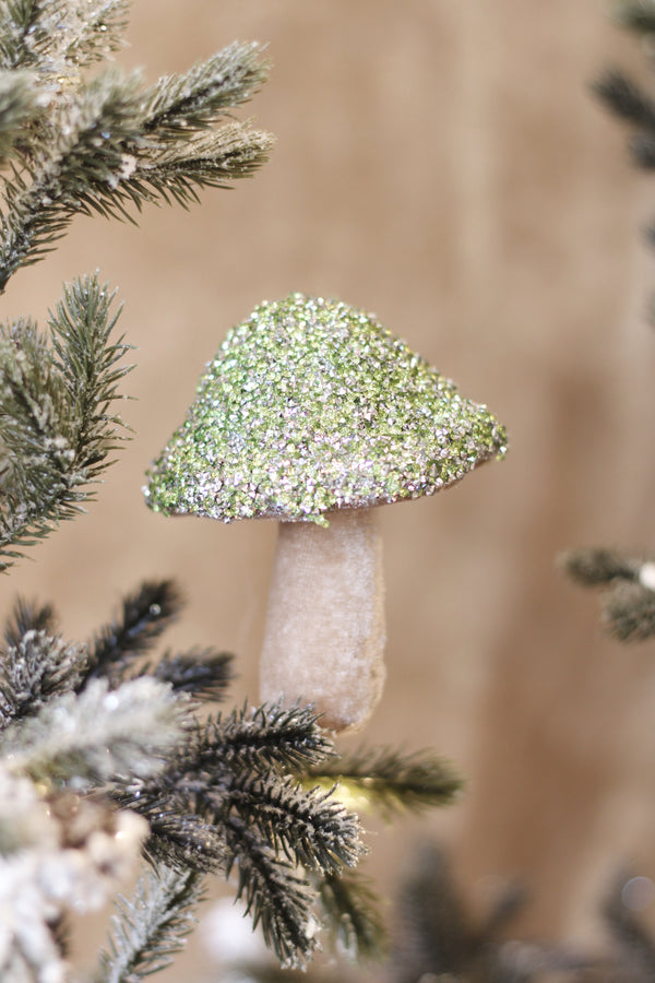 Glitter Mushroom Clip
