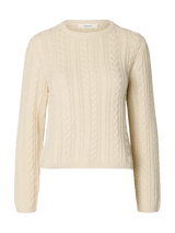 Braun Cable Crew Neck