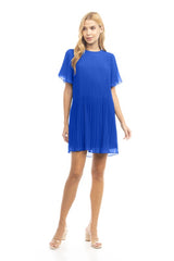 SS Pleated Mini Dress S25