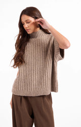 Granger T-Neck Knit Vest