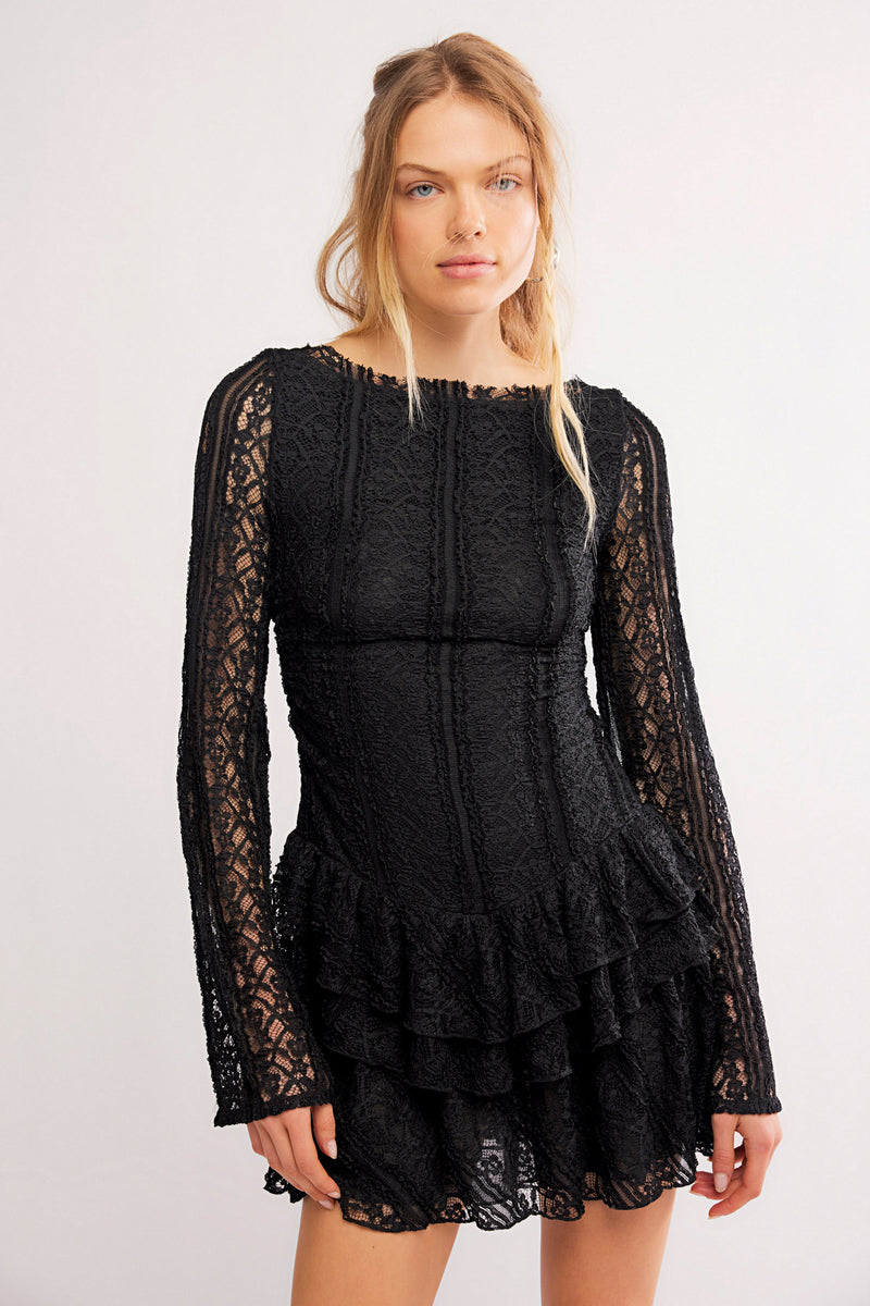 Tabby Lace Mini Dress