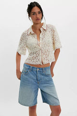 Mannie Lace Top