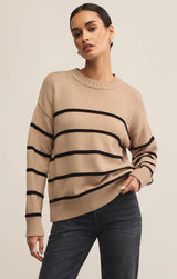 Boyfriend Striped Sweater F25