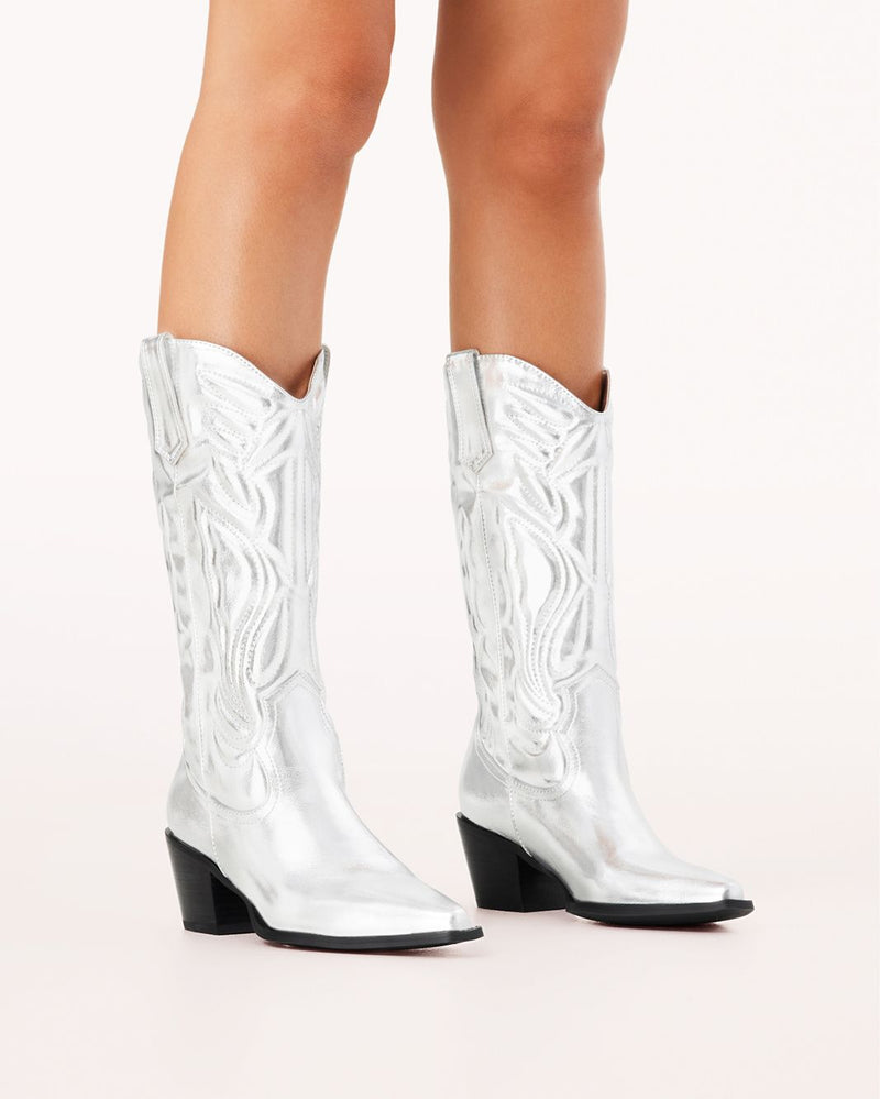 Dempsey Boot-Silver