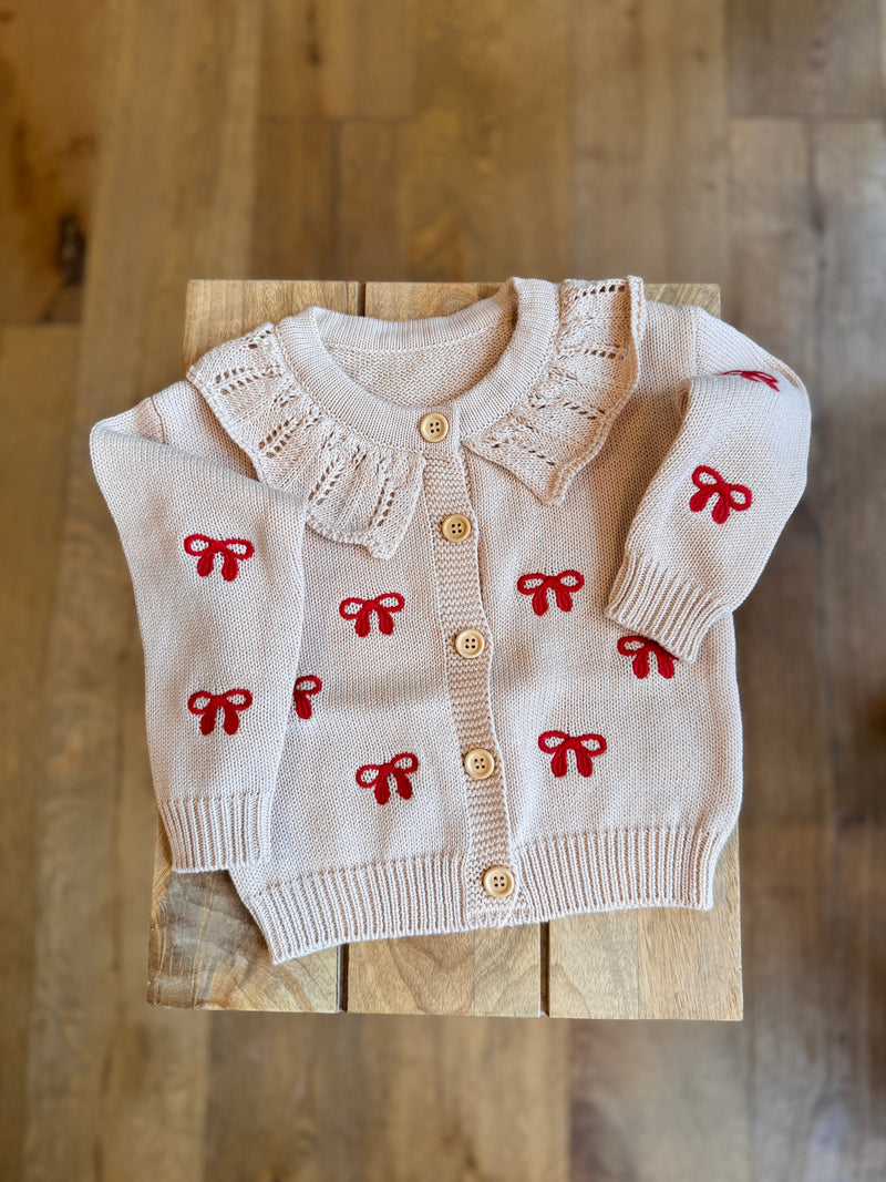 Baby Bow Cardigan