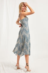 Midi Floral Lace Dress