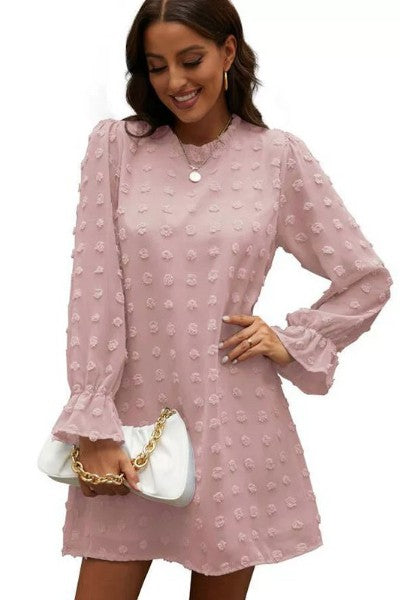 Swiss Dot Shift Dress