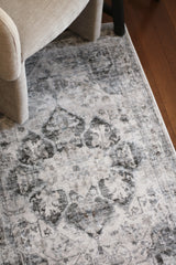 Washable Non Slip Rug-CHARCOAL