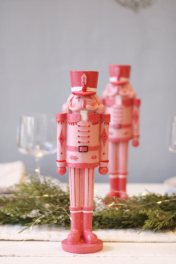 Resin Nutcracker-Pink