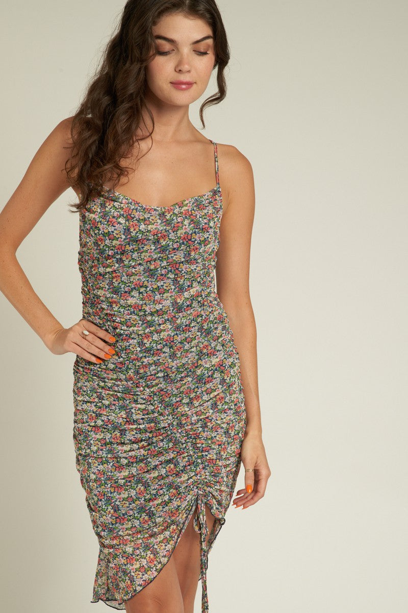 Mesh Bodycon Midi Dres