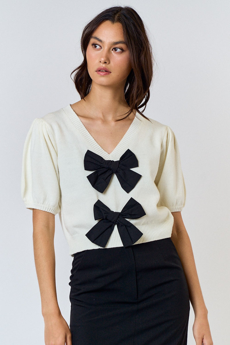 Bianca Bow Sweater