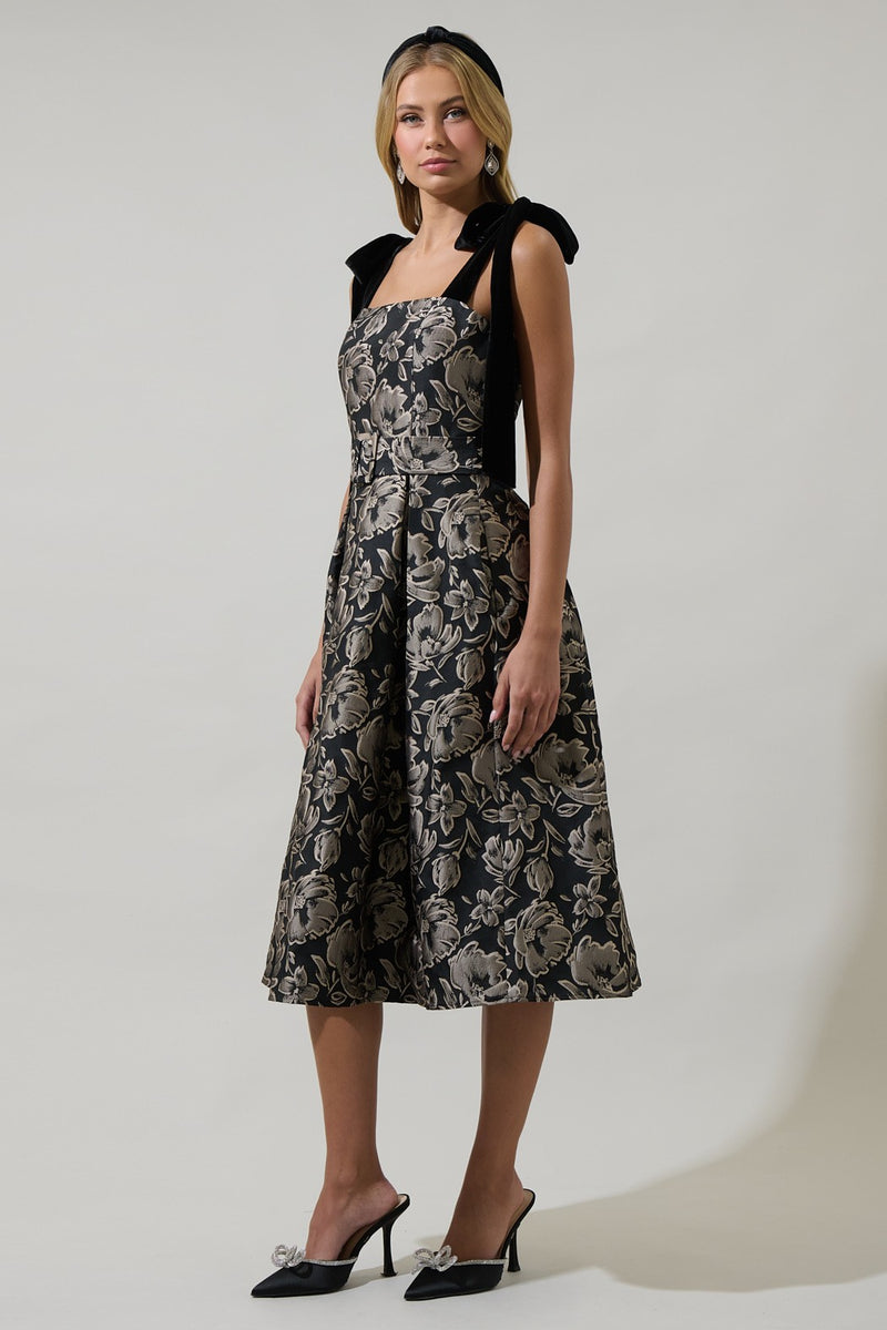 Lyla Floral Midi Dress