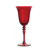 Ornate Stem Goblet-Red