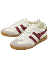 Torpedo Leather Off Wht/Deep Red/Gold