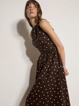 Polka Dot Fit & Flare Dress