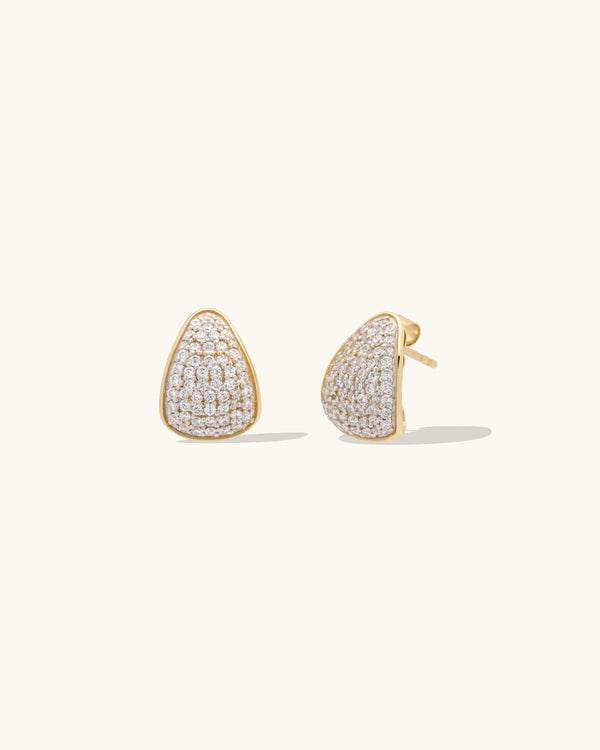 Pave Claw Earrings