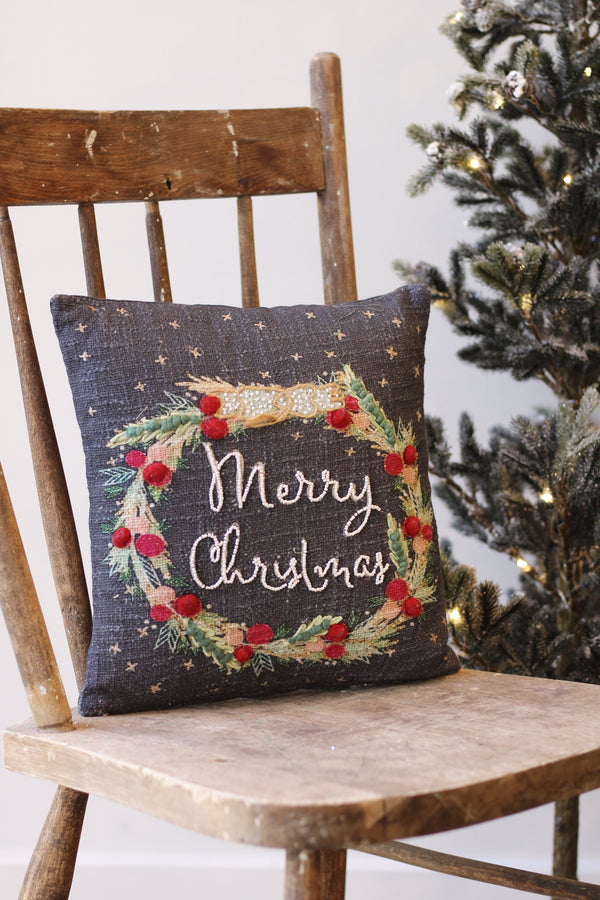 Blue M.C. Pillow