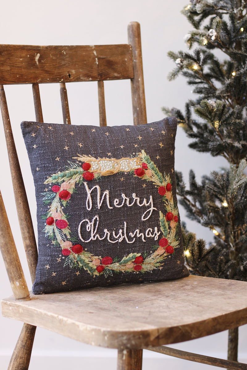 Blue M.C. Pillow