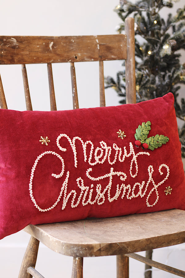 Red M.C. Pillow