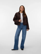 Hazel Faux Suede Bomber