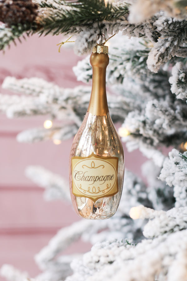 Champagne Bottle Ornament