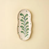 Painted Petals Oval Plate