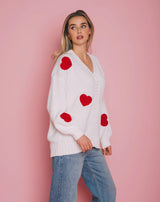Oversized Heart Cardigan