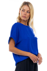 Dolman SS Plisse Blouse