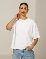 Boxy Tee F26-White