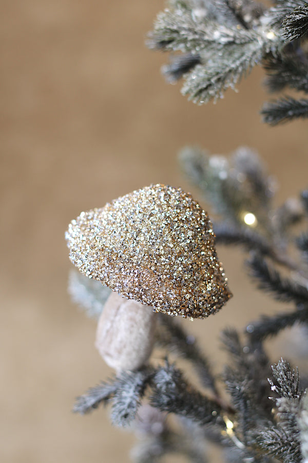 Glitter Mushroom Clip