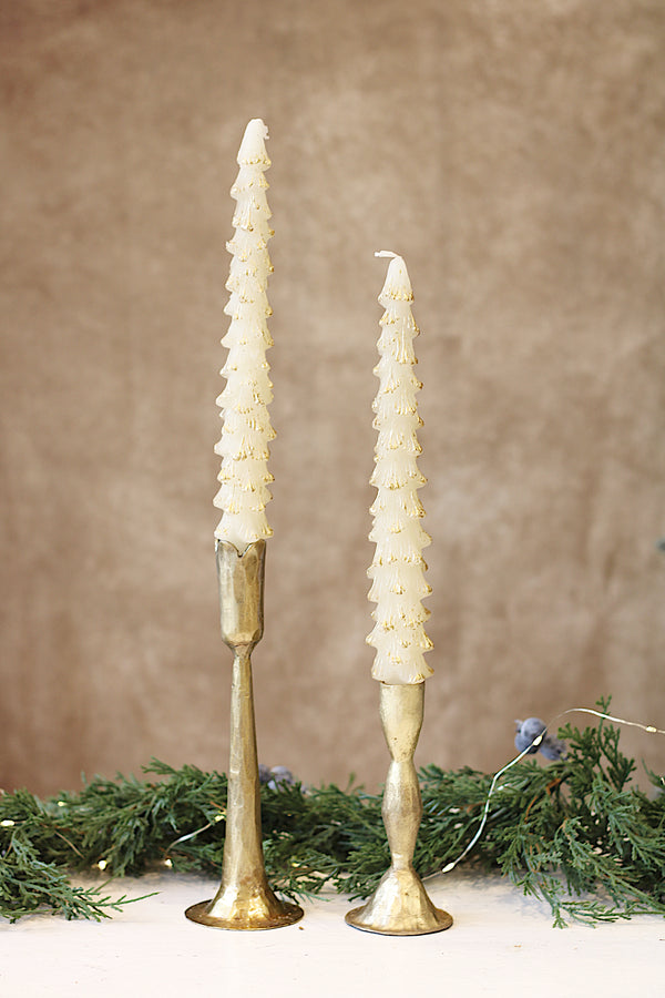 Tree Taper-Ivory/Gold