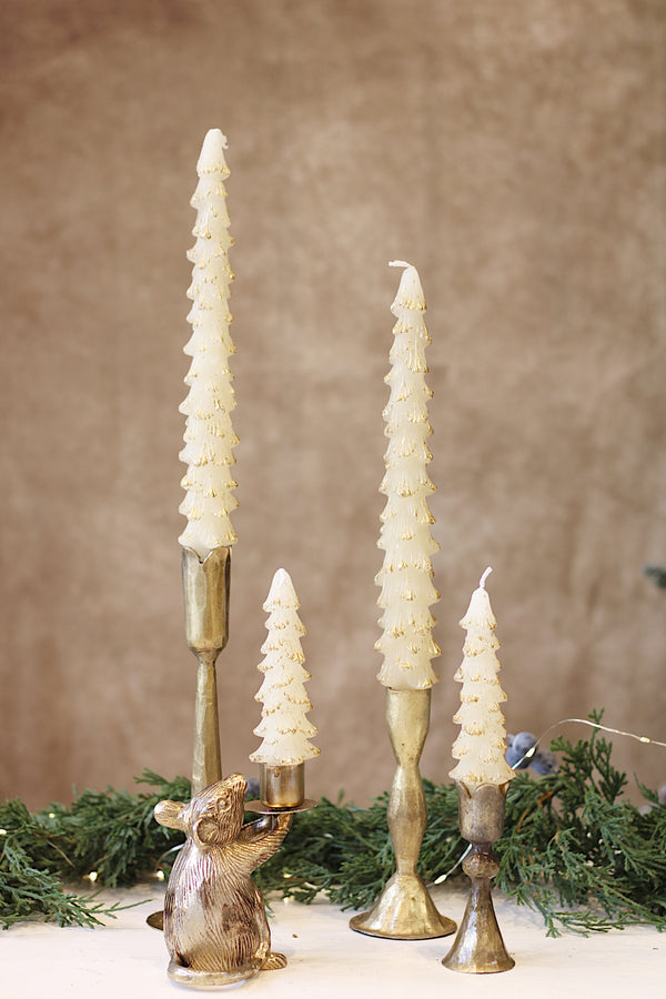 Tree Taper-Ivory/Gold