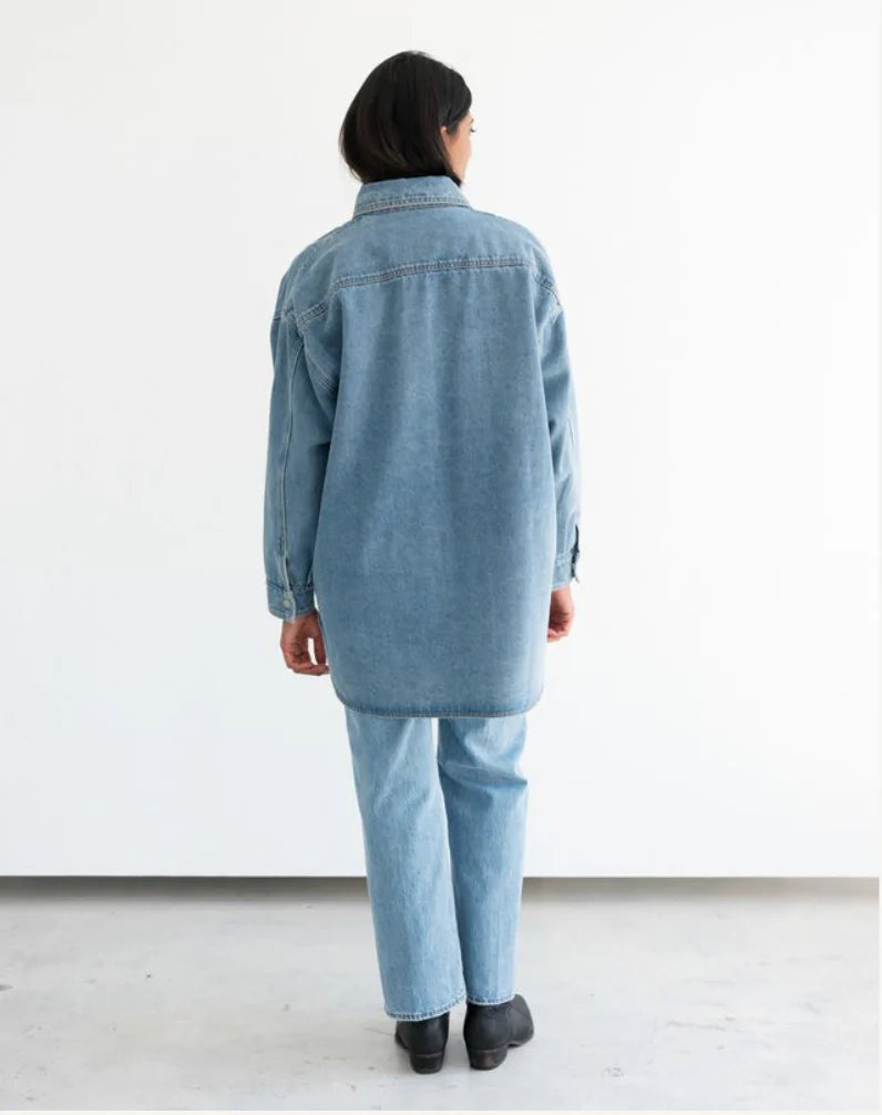 Shania Jacket-Vintage Blue