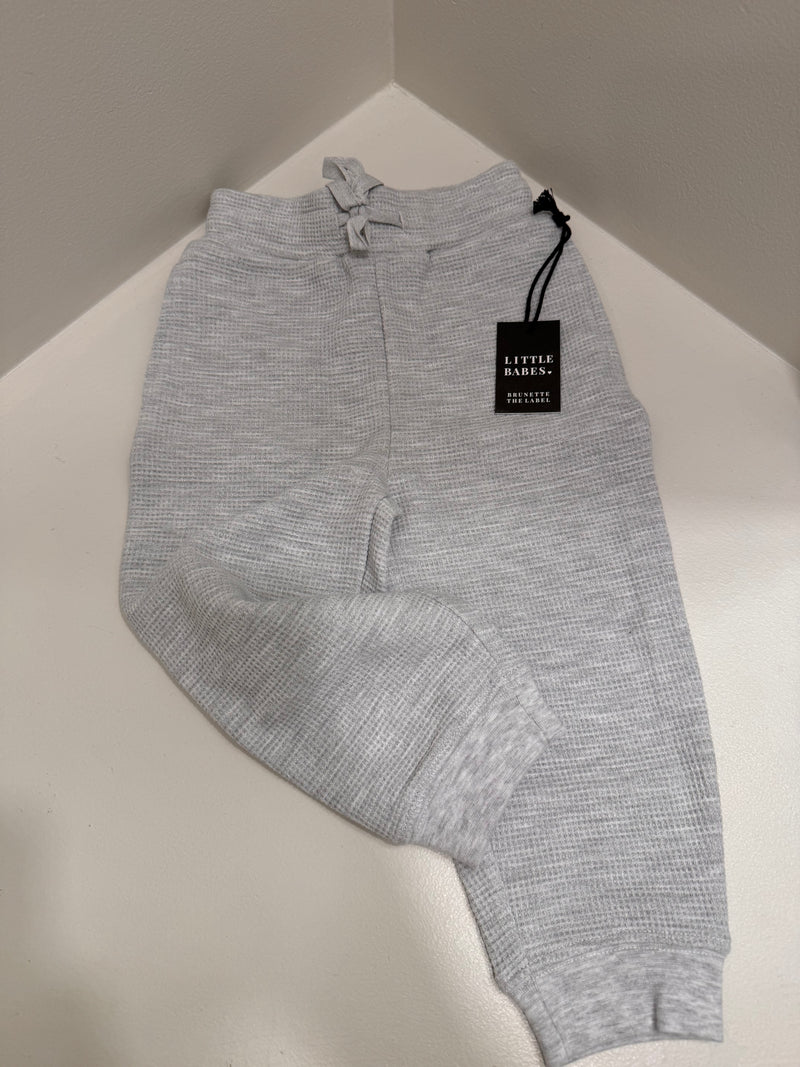 Kids Waffle Knit Jogger