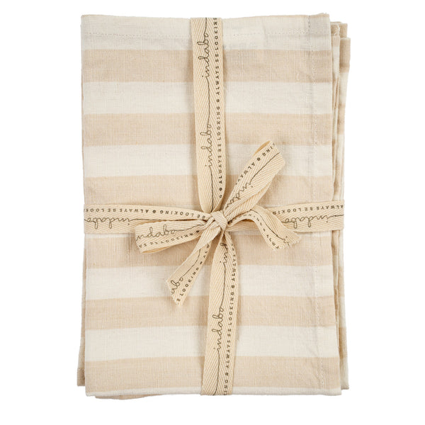 Gingham/Stripe Tea Towel Set