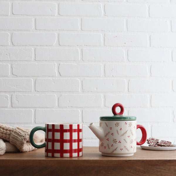 Holly Stack Tea/Mug Set