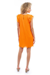 Flutter Sleeve Mini Dress