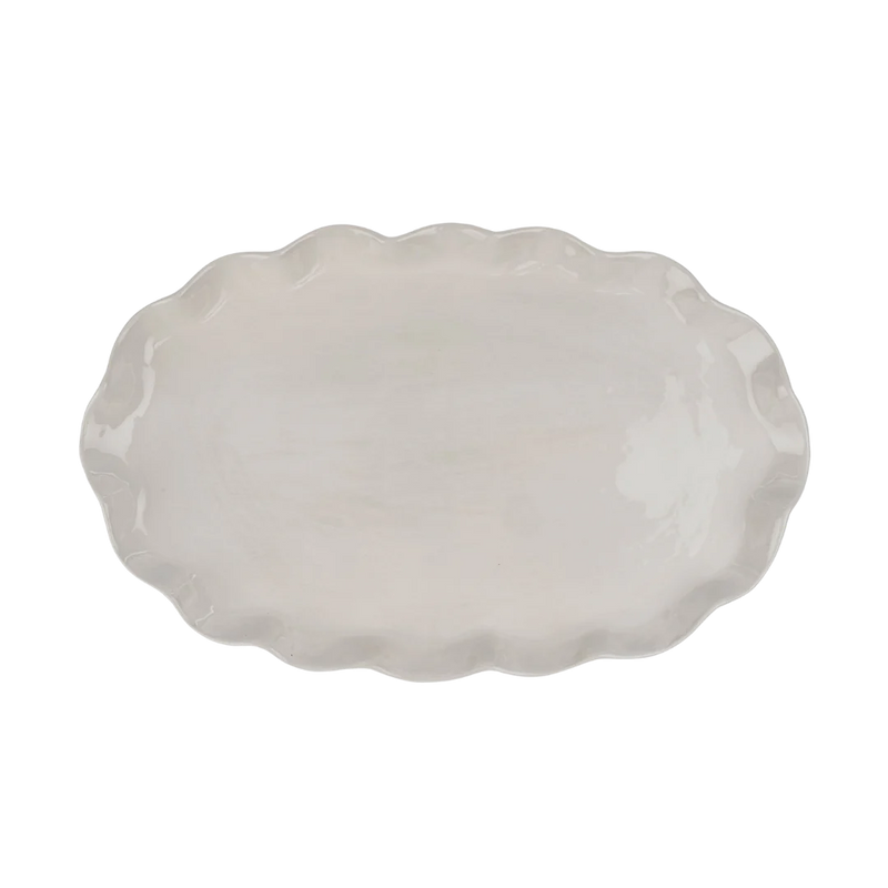 Calypso Scalloped Platter