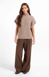 Granger T-Neck Knit Vest