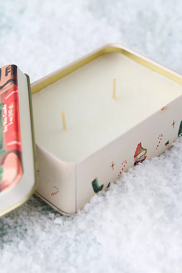 Christmas Candle Tins